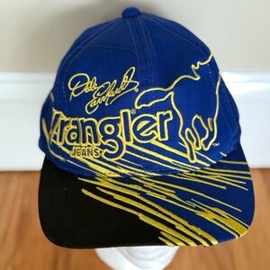 Vintage SnapBack hat Dale Earnhardt Wrangler Jeans, Goodwrench #3 NASCAR Racing